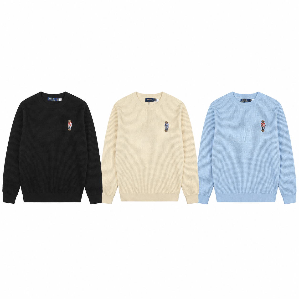 U.S. Polo Assn. Blue Cotton Crew Neck Jumper