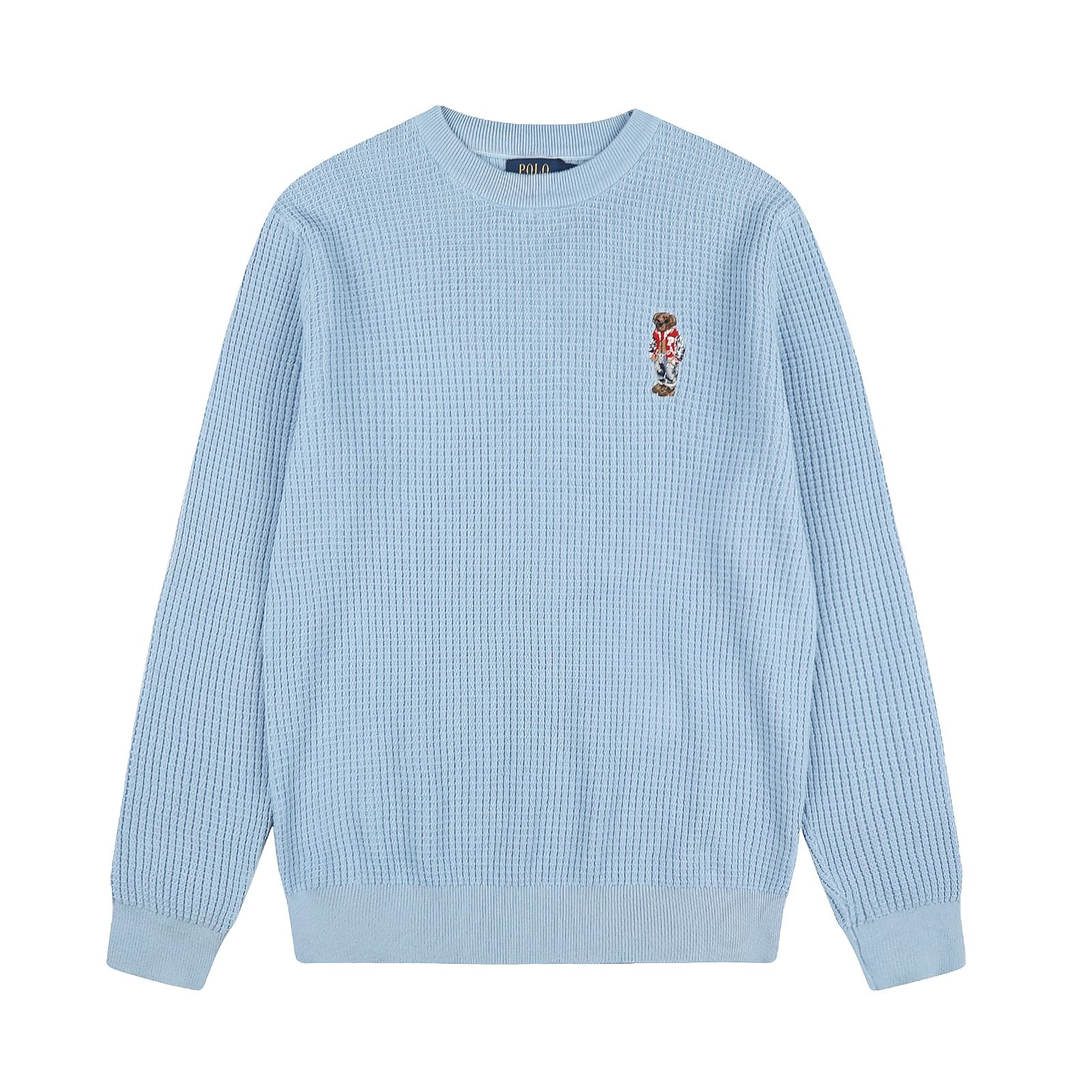 U.S. Polo Assn. Blue Cotton Crew Neck Jumper