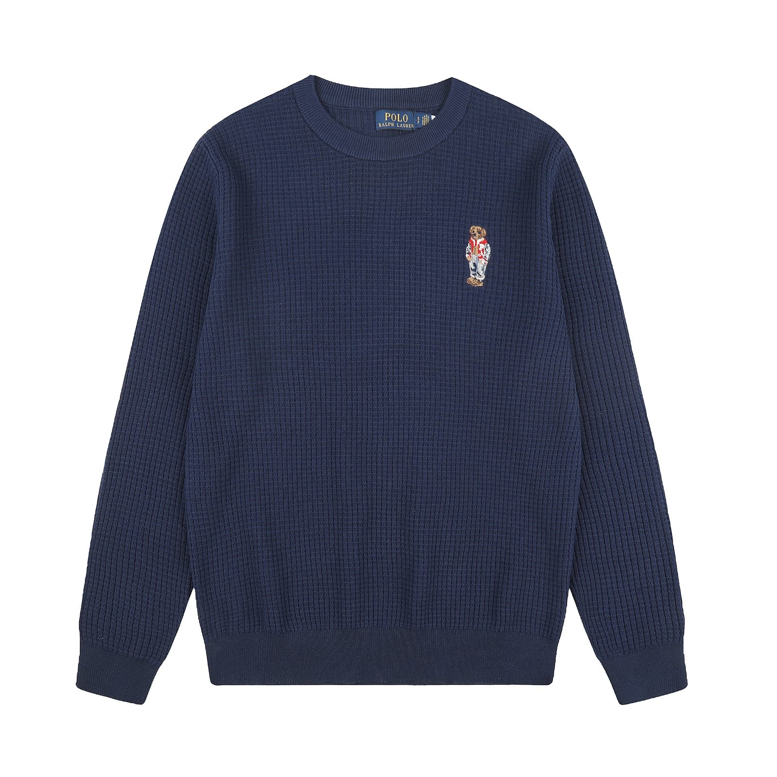 U.S. Polo Assn. Blue Cotton Crew Neck Jumper